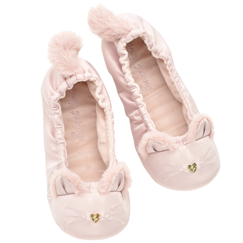 Cute Kitty Styling Indoor Soft Bottom Shoes Moon Shoes Home Shoes travel Indoor slippers Slippers Comfort