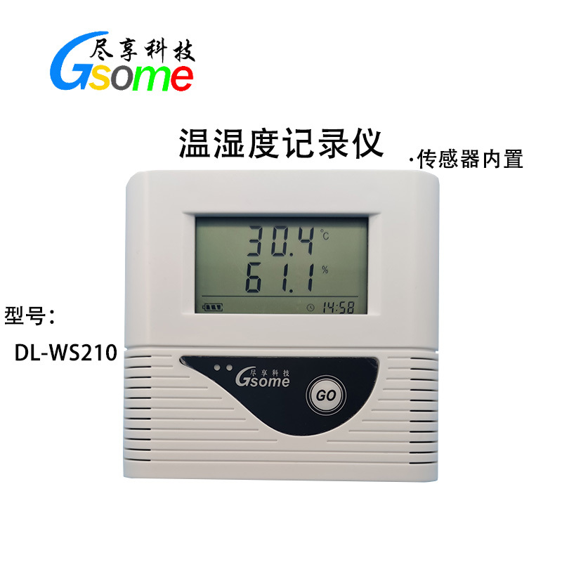 Automatic Temperature and Humidity Recorder Dl-Ws210 Pharmacy Archive Room Clean Room Digital Thermometer Enjoy the Benefits of Technology