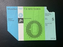 N04-2 1972 Track and field tickets for the Summer Olympics in Munich Germany