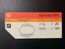 M02-3 1976 Bicycle Tickets for the Summer Olympics in Montreal Canada