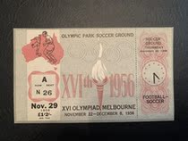 A0004 1956 Football tickets for the Summer Olympics in Melbourne Australia