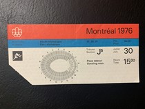 M05-3 1976 Track and field tickets for the Summer Olympics in Montreal Canada