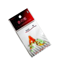 The famous sword red dragonfly luminous anti-collision bean sea fishing rock fishing Awa bean blocking bead blocking fishing accessories fishing gear