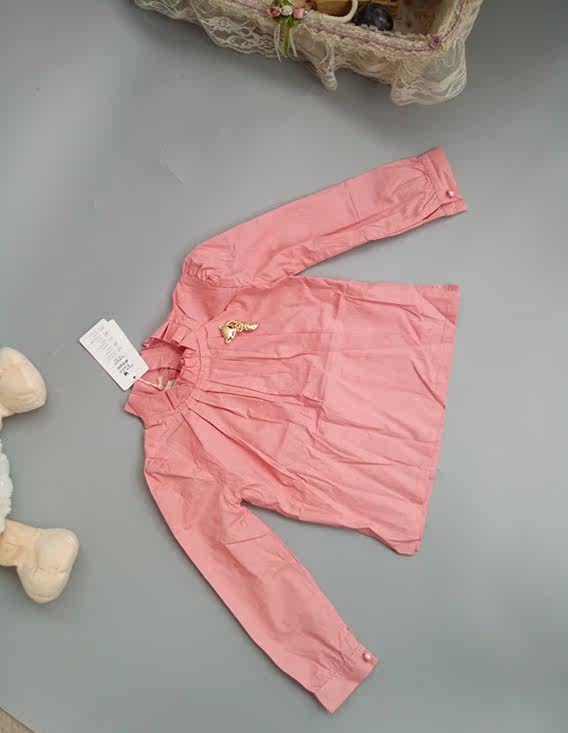 Chemise fille à manche longue - Ref 2087374 Image 12