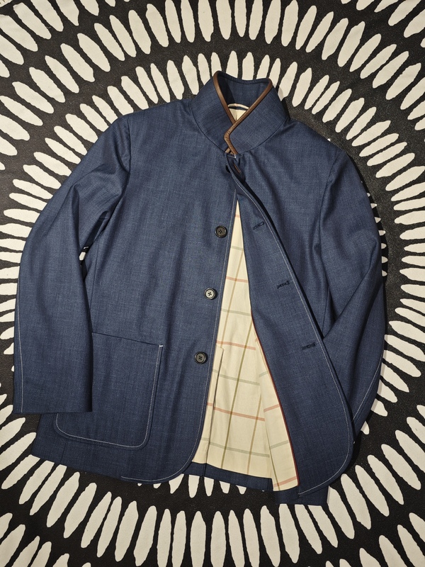 Lp Denim Jacket Spagna Jacket Brand New Denim Series Fabric Old Money Style Outerwear Lp Spagna Lp Denim Jacket Spagna Jacket Brand New Denim Series Fabric Old Money Style Outerwear Lp Spagna