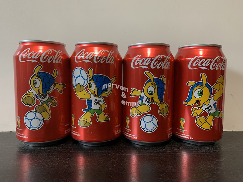 Mexico Coca-Cola 2014 World Cup mascot theme commemorative jar collection