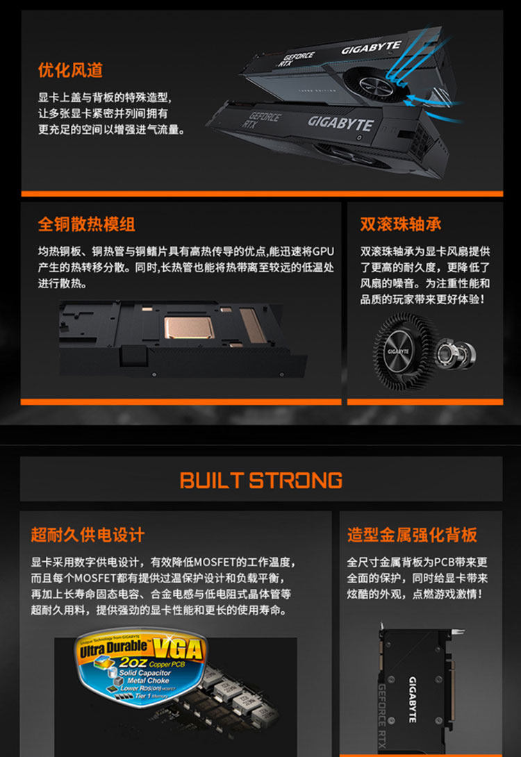 Видеокарта 技嘉rtx3090 gaming oc 24g显卡/trubo 24g涡轮 服务器显卡 95新 Gigabyte