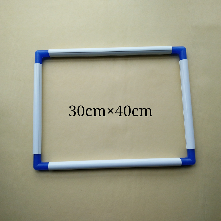 High quality embroidery cross stitch tool square clip embroidery bandage PVC plastic embroidery frame length 40cm width 30cm 