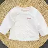 Newborn baby dig back Newborn clothes pure cotton monk clothes Spring and autumn cotton warm half-back spring and autumn tops Autumn and winter
