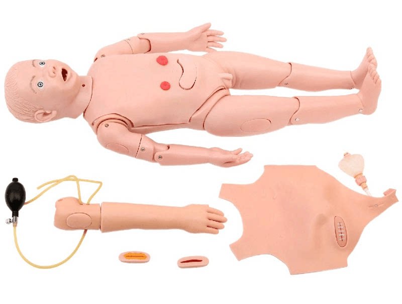 仿真幼儿模型  幼儿护理教学模型人 多功能三岁儿童模拟人
