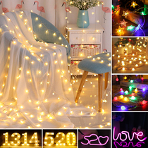 Net red ins small festoons with lights led stars Lights Neon Lights with room Decorated Romantic Bedrooms Creative strings Lights