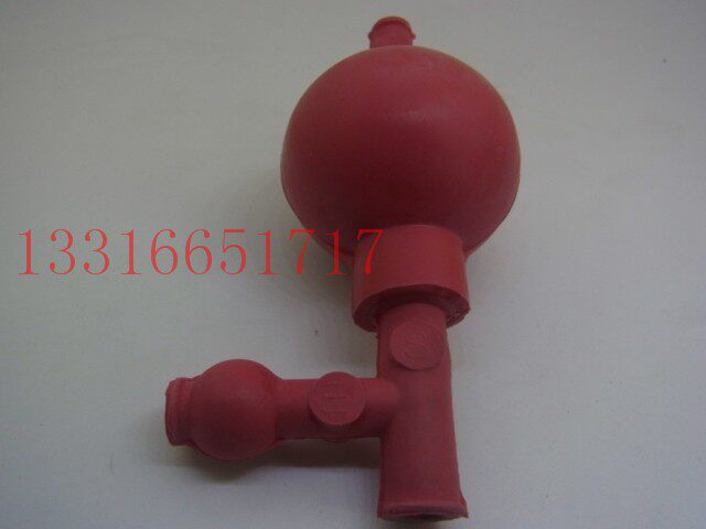 SAFETY PIPETTE FILLER natural rubber 3-valves resistance