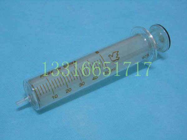 50ml 玻璃针筒 玻璃分装管 玻璃灌注吸液器  分装diy 滴胶 点胶