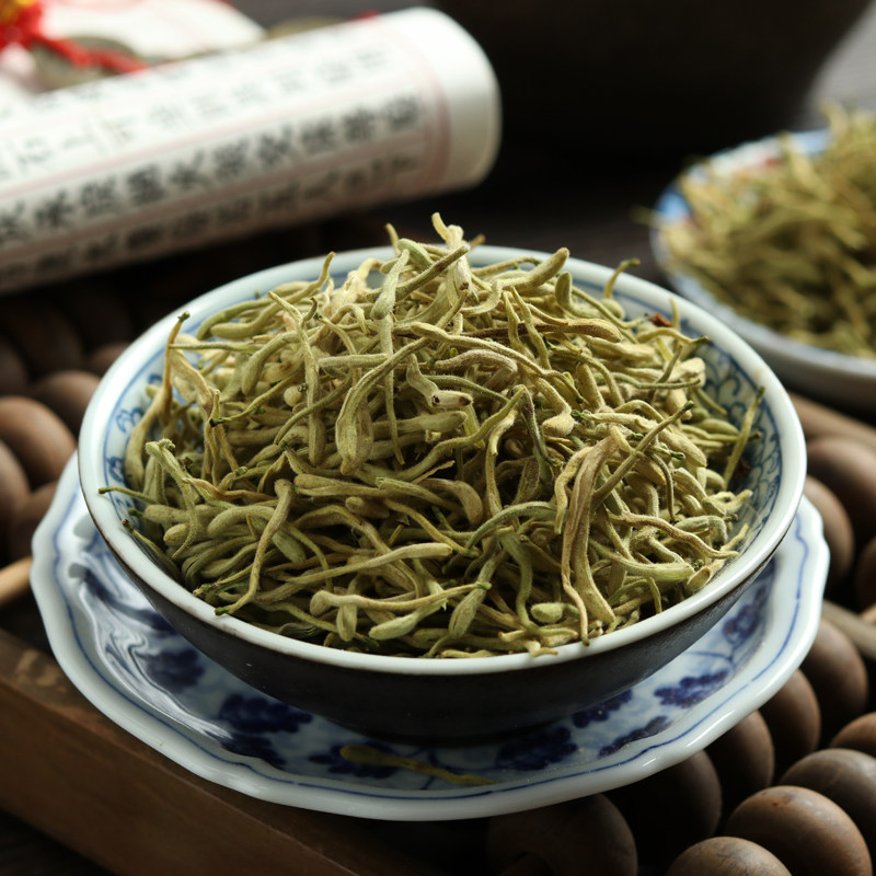 Daoji Hall New Cargo Zhengzong Pingyi Honeysuckle Bulk 250 gr Chinese herbal tea Nourishing Raw Tea