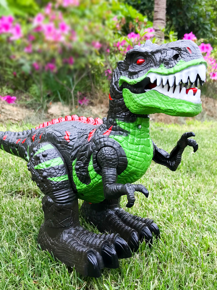 Children's remote control dinosaur T-rex toy Tyrannosaurus simulation animal electric walking shaking head sound automatic demonstration