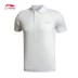 Áo sơ mi POLO nam Li Ning 2018 hè mới thoáng khí thoải mái cho cuộc sống thể thao Áo thun ngắn tay APLJ309- áo polo hồng Áo polo thể thao