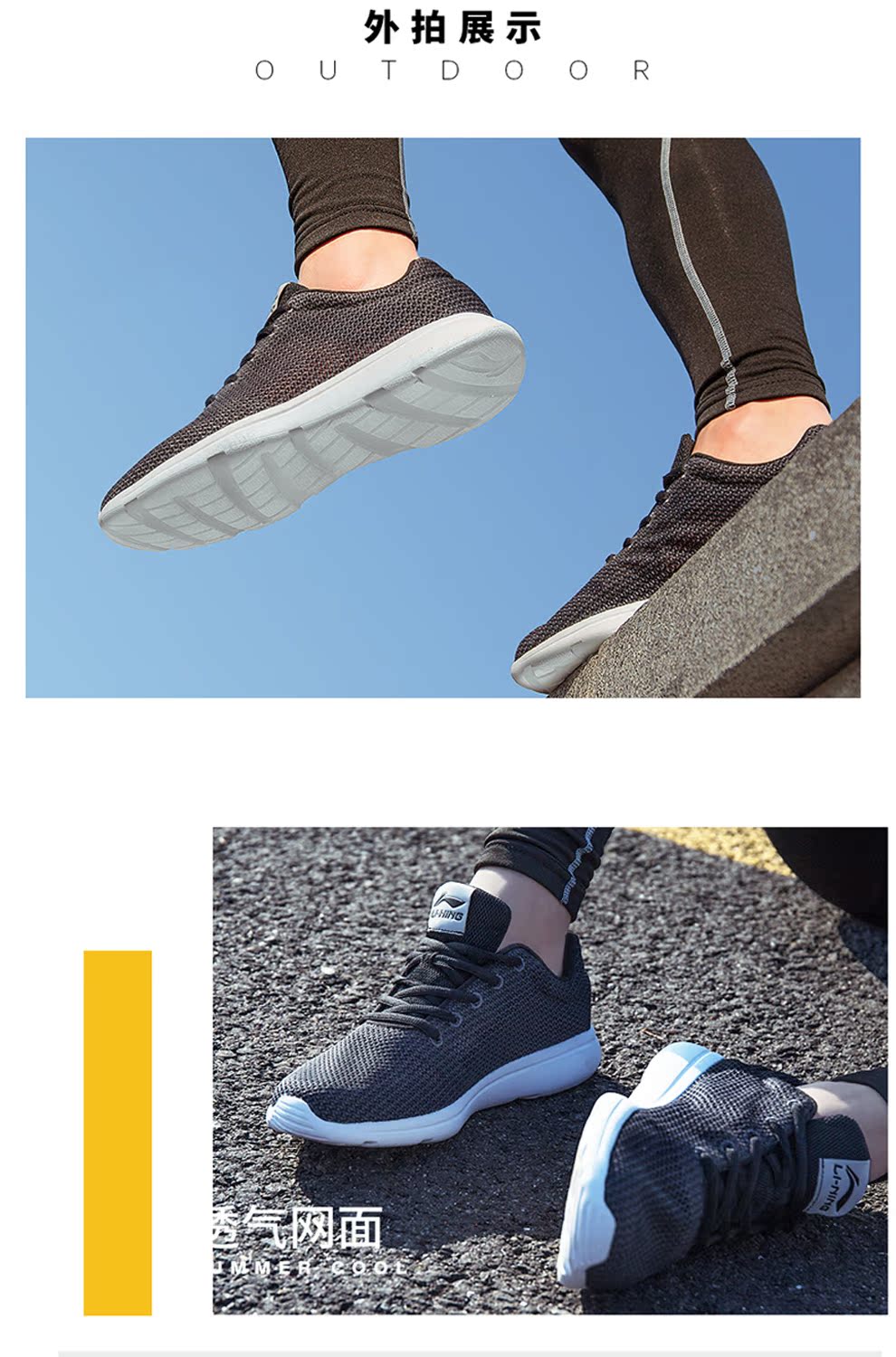 Li Ning sneakers nam hàng đầu trang web chính thức giày chạy bộ 2019 mùa xuân và mùa hè mới giày da sốc hấp thụ - Giày chạy bộ giầy thể thao nữ