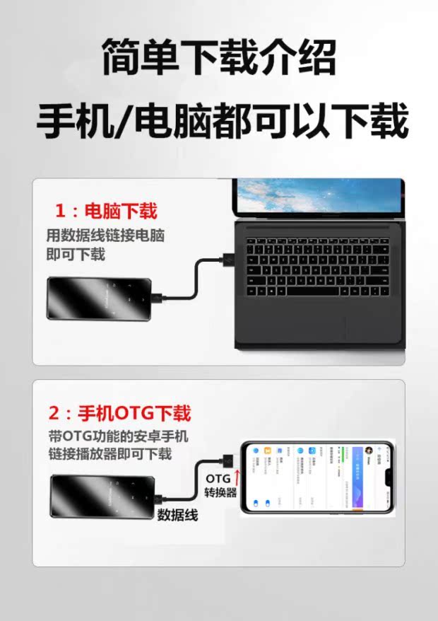 máy nghe nhạc phát bluetooth Máy nghe nhạc mp3 cảm ứng Bluetooth mới Walkman mp4 tiểu thuyết bên ngoài đồng hồ báo thức ghi âm học sinh nghe tiếng Anh p5 - Máy nghe nhạc mp3 máy nghe nhạc xiaomi