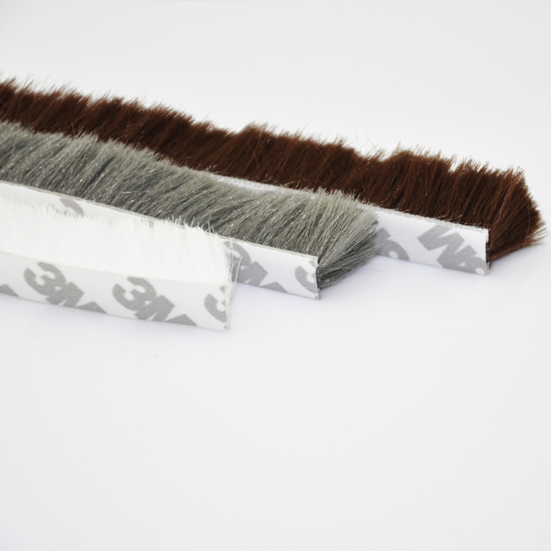 American 3M adhesive brush strip Door and window seal strip Sliding door self-adhesive window windproof brush strip Anti-collision sound insulation strip