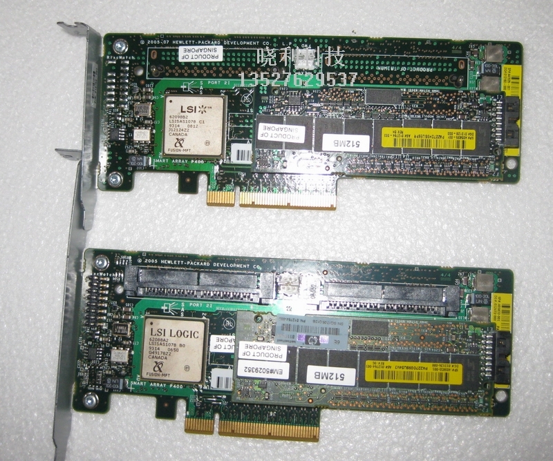 HP P400 512MB 405831-001 405835-001 LSI1078 RA Array Card