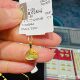 1 Yuan Labor Fee Hong Kong Chow Tai Fook Counter 999 Pure Gold Small Bread Toast Chestnut Ice Cream Ingot Gold Pendant