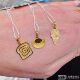 1 Yuan Labor Fee Hong Kong Chow Tai Fook Counter 999 Pure Gold Small Bread Toast Chestnut Ice Cream Ingot Gold Pendant