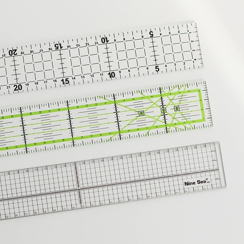【可可家の工具】大方尺/拼布尺/定规/缝份尺/配合轮刀使用切割尺