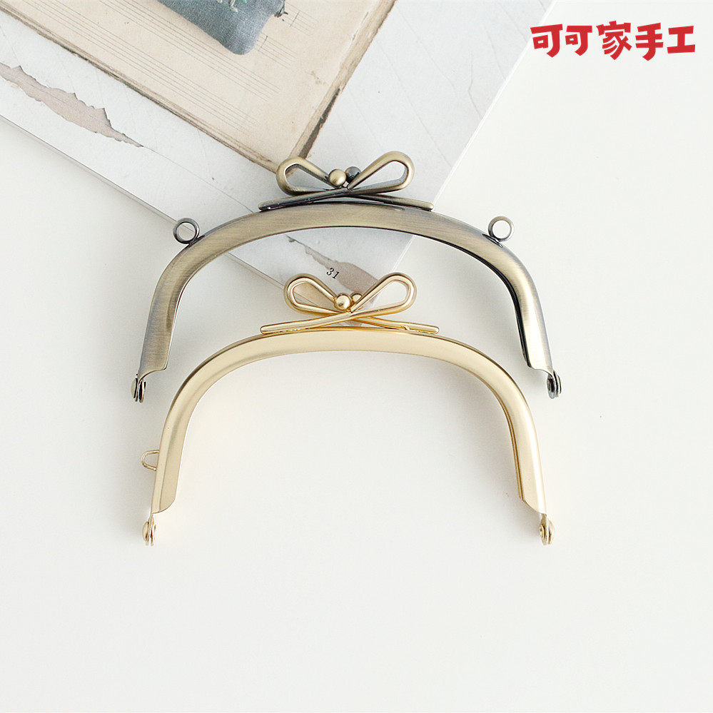 10 5cm curved bow head without holes screw mouth gold mouth gold package accessories