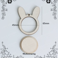 Мини-вышивая пассажирская головка кролика