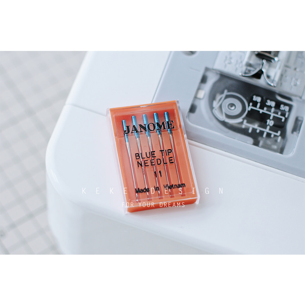 Zhen Shan Mei Household Sewing Machine Imported Needles Blue Needles Purple Needles for Knitting Elastic Material Anti-Jump Stitch