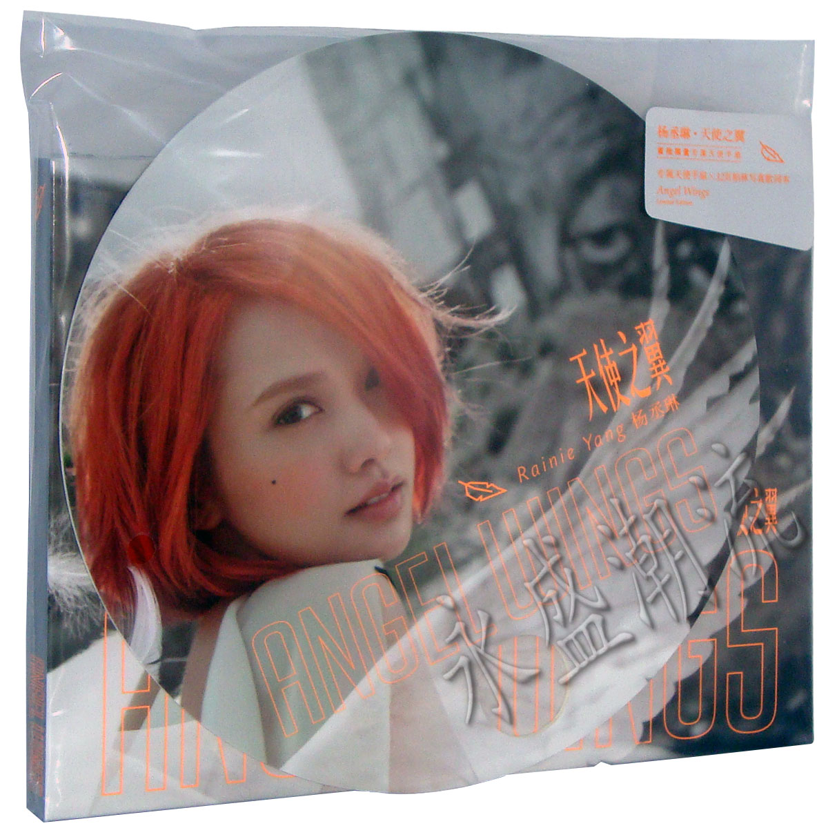 正版现货 杨丞琳：天使之翼 CD+32页写真+天使手扇