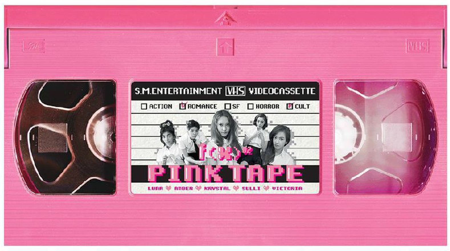 正版 FX F(x) :正规2辑 Pink Tape专辑 粉红录像带CD+写真册+小卡