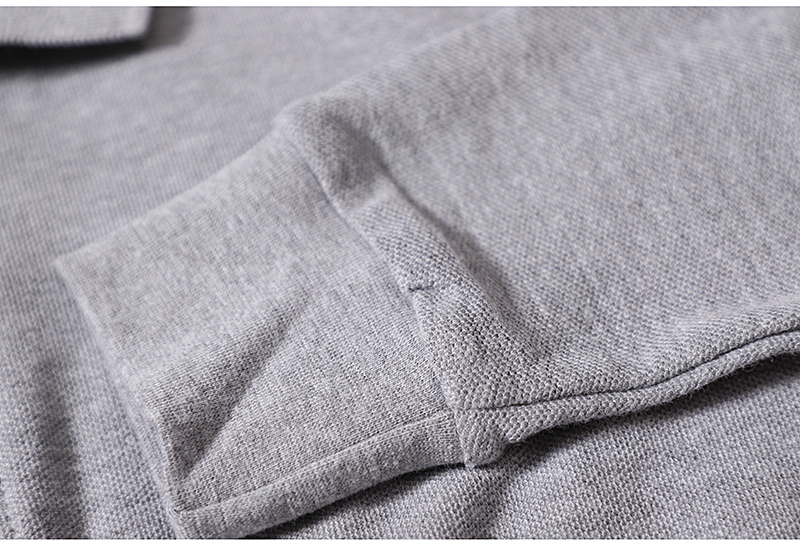Nhật Bản retro nhỏ đơn giản rắn Paul áo sơ mi nam polo nữ xu hướng phiên bản Hàn Quốc của ve áo dài tay áo tee áo thun nam có cổ hàng hiệu