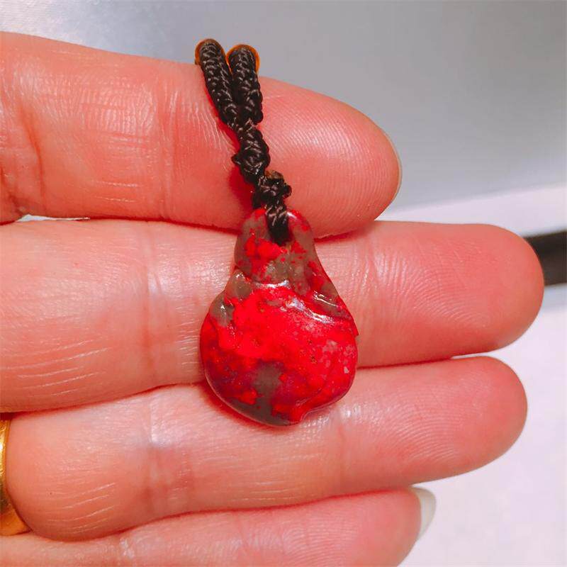 China's four big names stone natural old pit Changhua Stones Large Red Gown Original Stone Pendant Material Seal Engraving Collection