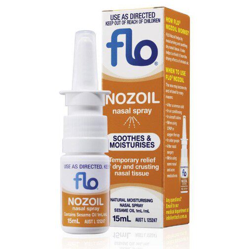 Australian FLO NOZOIL anti-nasal, nasal blood nasal spray style 15ml elderly children pregnant women