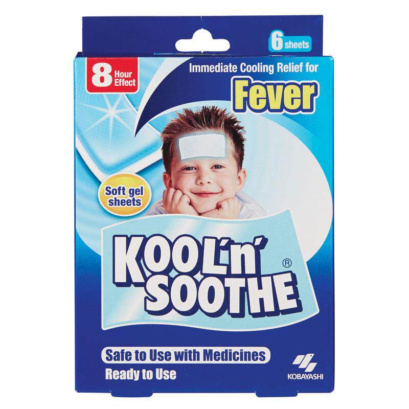 Beijing stock Kool n Soothe Adult Children Fever Patch 6 Patches Baby Fever Patch Flash Delivery