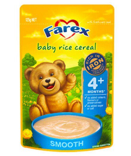 Australian New Zealand Farex Baby Rice Burnt Rice Flour 4m High Speed Rail Nutrition Deputy Food