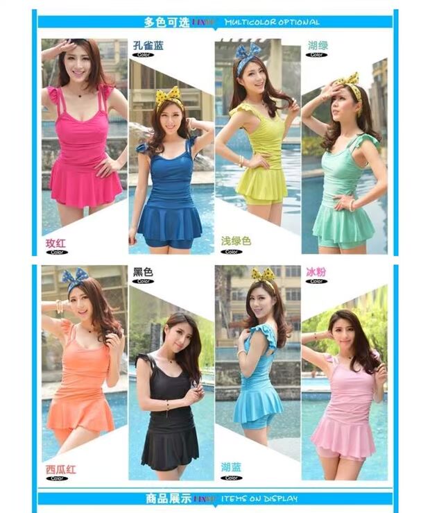 Giải phóng mặt bằng đặc biệt đồ bơi phụ nữ ngực nhỏ tụ tập để che bụng giảm béo của phụ nữ một mảnh váy phẳng chân phù hợp với bộ đồ tắm suối nước nóng 	đồ bơi nữ liền thân có tay	