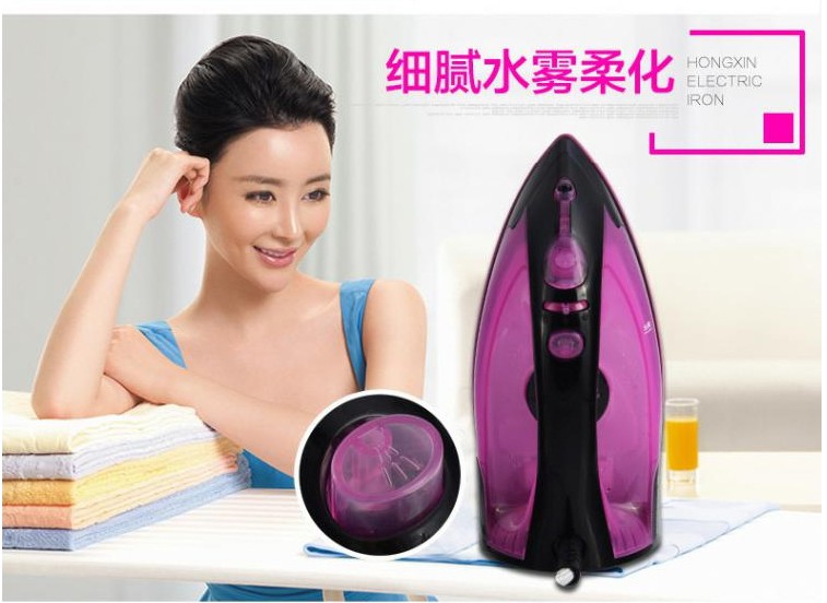Sắt đỏ trái tim Thượng Hải RH167 sắt hơi nước nóng và ướt chính hãng - Điện sắt bàn ủi laurastar