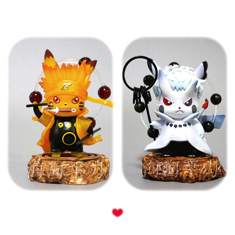 Fire and shadow ninja GK Pikachu COS Six daisian whistleblower Yu Zhi Bo with home-made statue swinging piece-Taobao