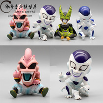 Dragon Ball Demon Man Buo Frisa Sharu GK Bad Taste Than Heart Despises Vertical Finger Ornament Handmade Model