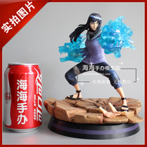 Naruto Shippuden GK Hinata model play hall double lion battle hand-made statue can change hands model ornaments