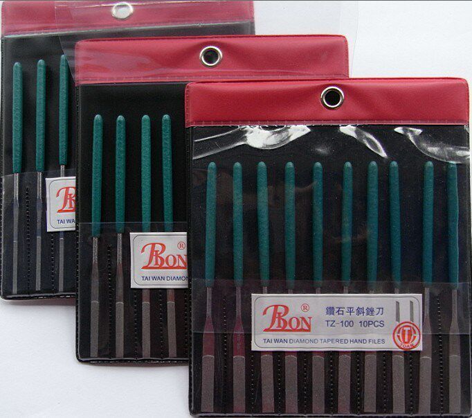 Alloy Xiao Ping File Taiwan Libang Diamond TZ-100 German Quality PTF-10 400# flat file