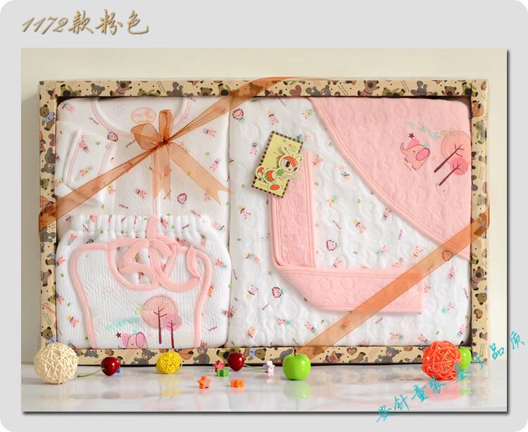 Yiyou Small Ant Gift Box Sơ sinh Em bé Đồ lót nhiệt Bộ quà tặng Bộ giữ bông Bộ nhiều mảnh đồ em bé sơ sinh