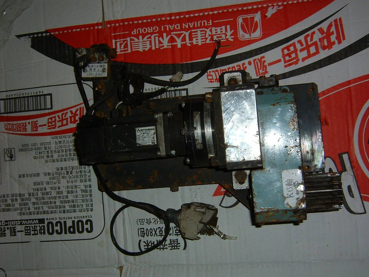 Tear-up Mitsubishi servo motors HC-MFS43G2K Japan Sumitomo 1: 9 reducer ANFJ-K30-SV-9
