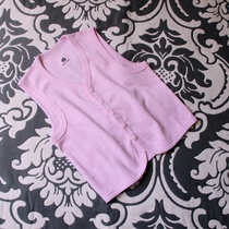 New warm color yarn cotton vest children cotton large size shoulder girl kindergarten open vest