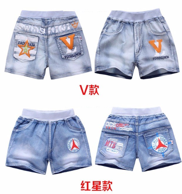 Cô gái quần short denim mùa hè 2018 mùa hè mới trẻ em Hàn Quốc mặc phần mỏng 3-59-11 năm tuổi bé