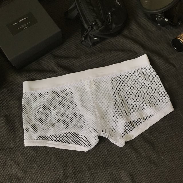 BP ຕາຫນ່າງແບນສີແຂງ boxer briefs ຕາຫນ່າງ breathable sexy nylon ແອວຕ່ໍາກິລາສະດວກສະບາຍຊາວຫນຸ່ມຕາຫນ່າງ hollow E