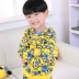 2019 xuân mới boy áo khoác mùa xuân áo khoác bé trai áo len mỏng phần nhỏ màu vàng người quần áo bé trai - Áo khoác áo khoác cho bé trai Áo khoác