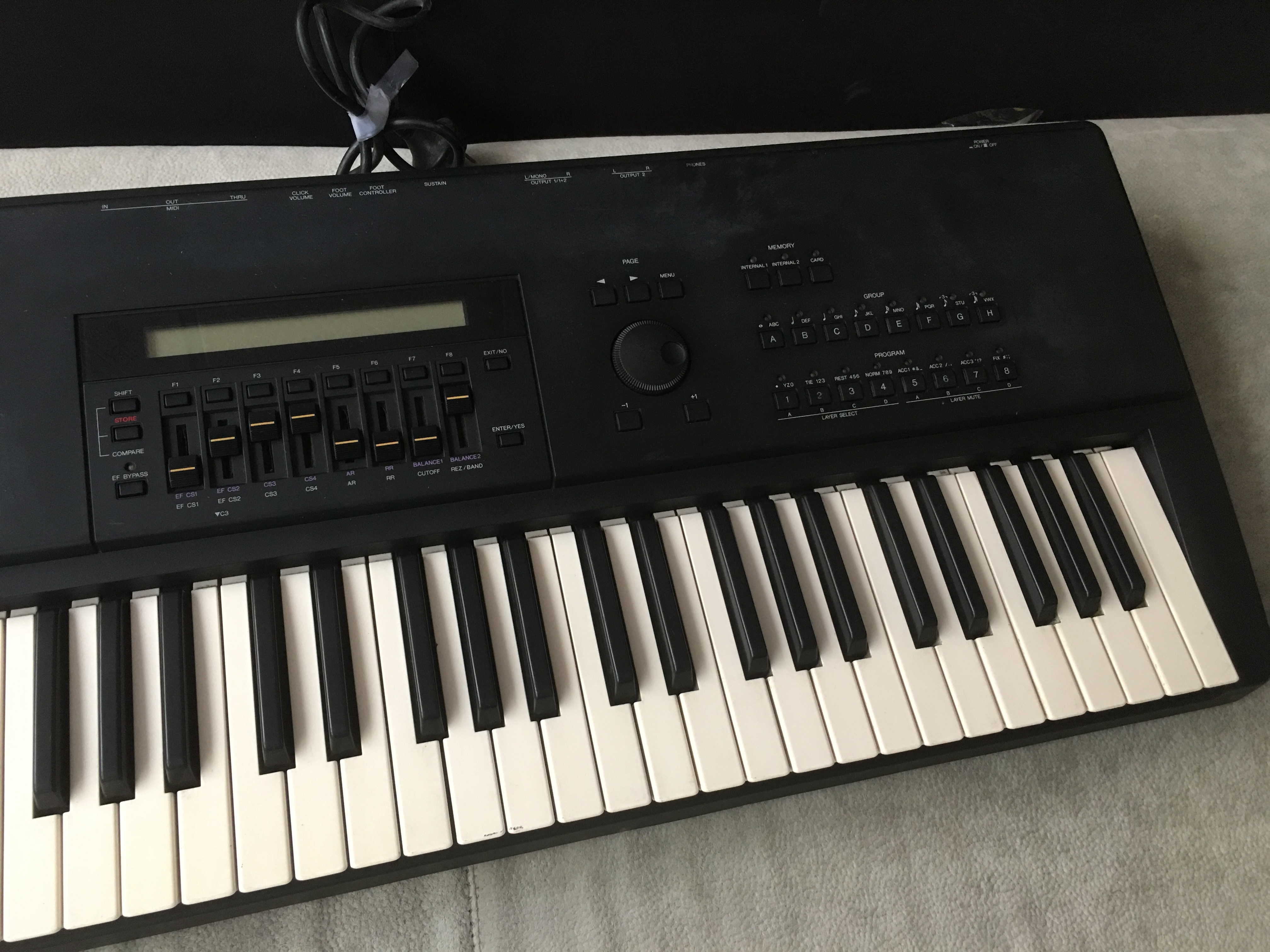 Tại chỗ Nhật Bản YAMAHA SY85 Bàn phím Synthesizer Bàn phím MIDI Arranger Bàn phím piano điện dưới 10 triệu